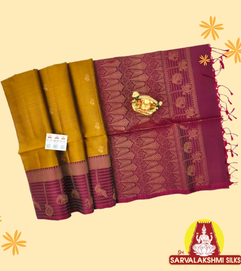 Kanchipuram soft silk sarees